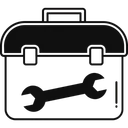 Free Tool Bag Soft Tool Bag Tool Suitcase Icon