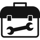 Free Tool Bag Soft Tool Bag Tool Suitcase Icon