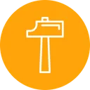 Free Tool Equipment Hammer Icon