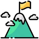 Free Top Flag Hill Icon
