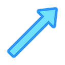 Free Top Right Growing User Interface Icon