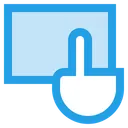 Free Touch Click Monitor Icon