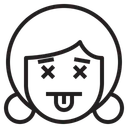Free Tounge Emotion Face Icon