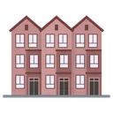 Free Townhouse Townhome Homestead Icon