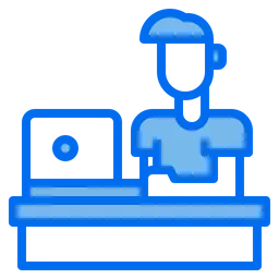 Free Trabajar en la computadora portátil  Icono
