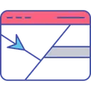 Free Positioning System Navigation System Tracking Device Icon