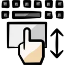 Free Trackpad Up Down Icon