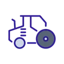 Free Tractor Construction Technology Icon