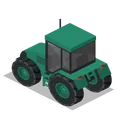 Free Tractor Back Icon