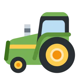 Free Tractor Emoji Icon