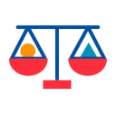 Free Trade Balance Exports Icon