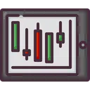 Free Trading In Tablet Online Trading Candlestick Icon
