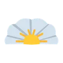 Free Traditional Paper Fan Paper Craft Cooling Accessory Icon