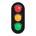 Free Traffic Light Flat Icon