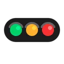 Free Traffic Light Flat Icon