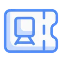 Free Train Ticket Ticket Train Icon