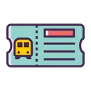 Free Train Ticket Ticket Train Icon