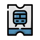 Free Train Ticket  Icon