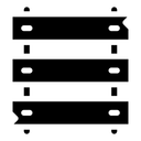 Free Train Track Railroad Transportation Icon
