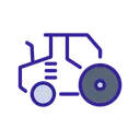 Free Traktor Bau Technik Symbol