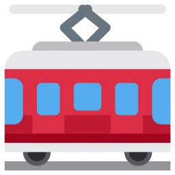 Free Tram Emoji Icon