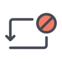 Free Transaktion Verboten Block Symbol