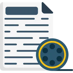 Free Transcript Icon - Download in Flat Style
