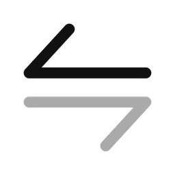 Free Transfer horizontal  Icon