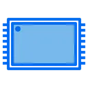 Free Semiconductor Transistor Chip Icon