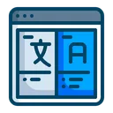 Free Translate Word Language Icon