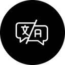 Free Translate Word Language Icon