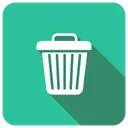Free Trash Delete Dustbin Icon
