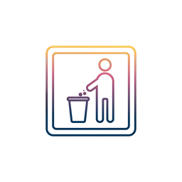 Free Trash Bin  Icon