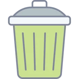 Free Trash Bin  Icon