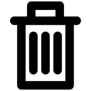 Free Trash Delete Unterface Icon
