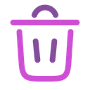 Free Trash Bin Minimalistic Icon