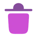 Free Trash Bin Minimalistic Trash Bin Delete Icon