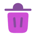 Free Trash Bin Minimalistic Trash Bin Delete Icon