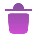 Free Trash Bin Minimalistic Trash Bin Delete Icon