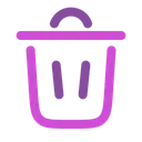 Free Trash Bin Minimalistic Icon