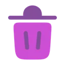 Free Trash Bin Minimalistic Trash Bin Delete Icon