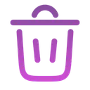 Free Trash Bin Minimalistic Icon