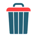 Free Trash Can  Icon