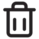 Free Trash Can Dustbin Trash Icon