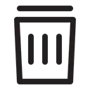 Free Trash Bin Garbage Icon