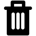 Free Trash Delete Ui Icon