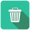 Free Trash Delete Dustbin Icon