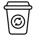 Free Trash Recycle Garbage Recycling Trash Disposal Icon