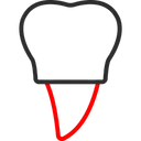 Free Tratamiento de dientes de corona  Icono