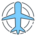 Free Travel Plane Aeroplane Icon